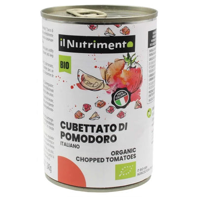 Organic Chopped Tomatoes In Can 400G - IL NUTRIMENTO -