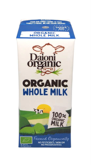 organic whole milk UHT