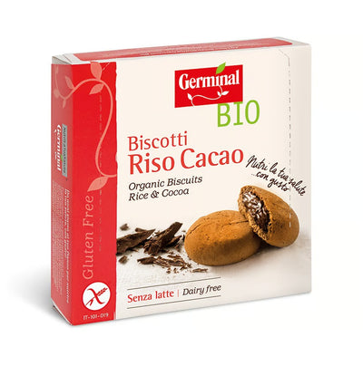 Organic Organic Rice & Cocoa Cream Biscuits  200g - Germinal -