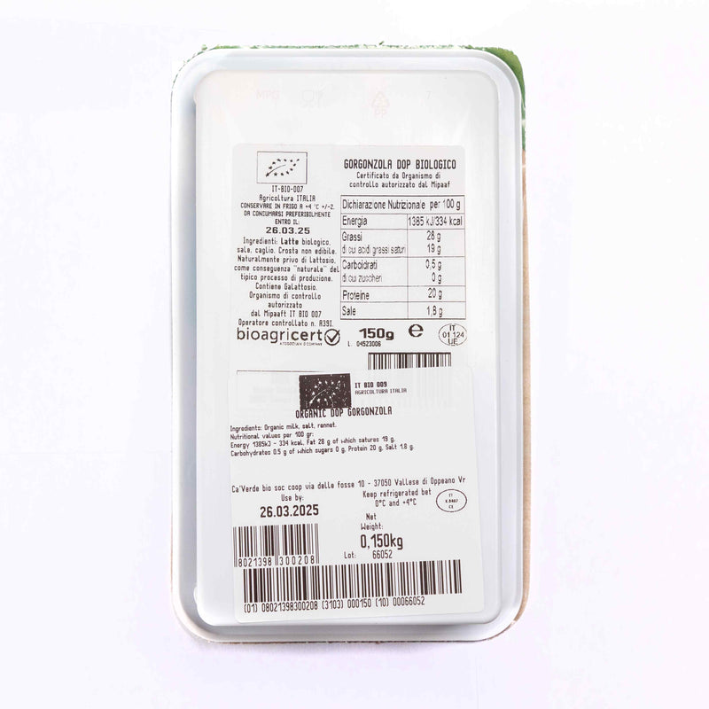 Organic gorgonzola Cheese