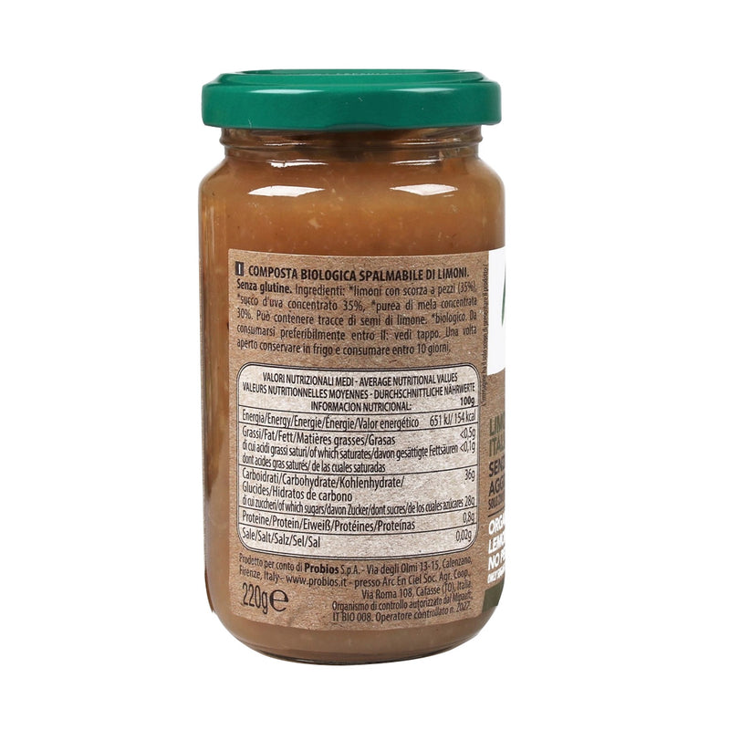 Organic Lemon Spread 220g