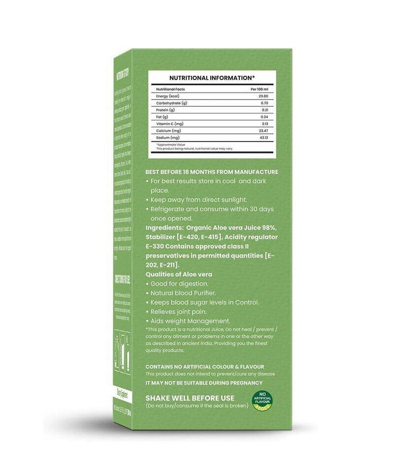 Organic Aloe Vera Juice 500ml