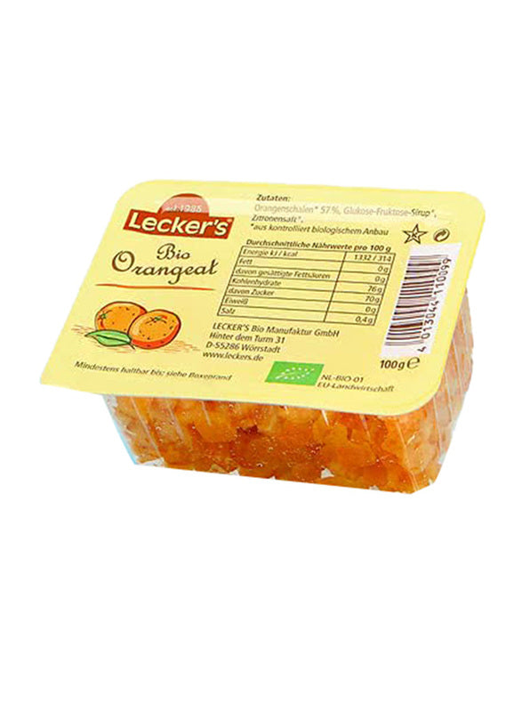 Organic Candied Orange 100g - Lecker&