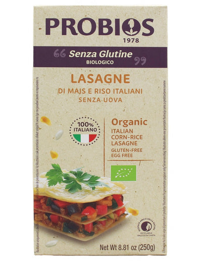 Probios Corn And Rice Lasagne 250g