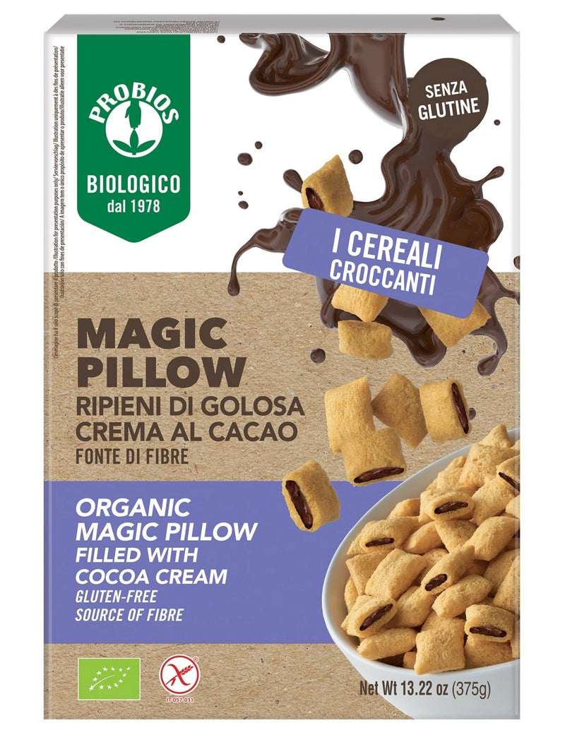 Organic Magic Pillow Filled With Chocolate Cream 375g
