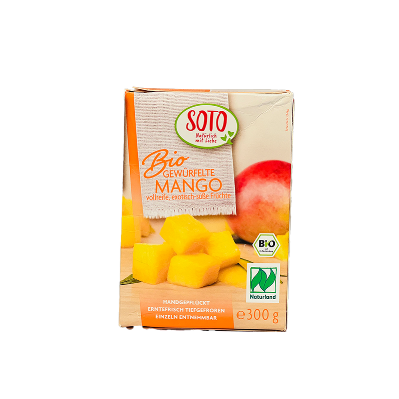 Organic Frozen Mango Cubes 300g