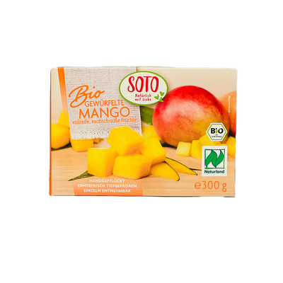 Organic Frozen Mango Cubes 300g