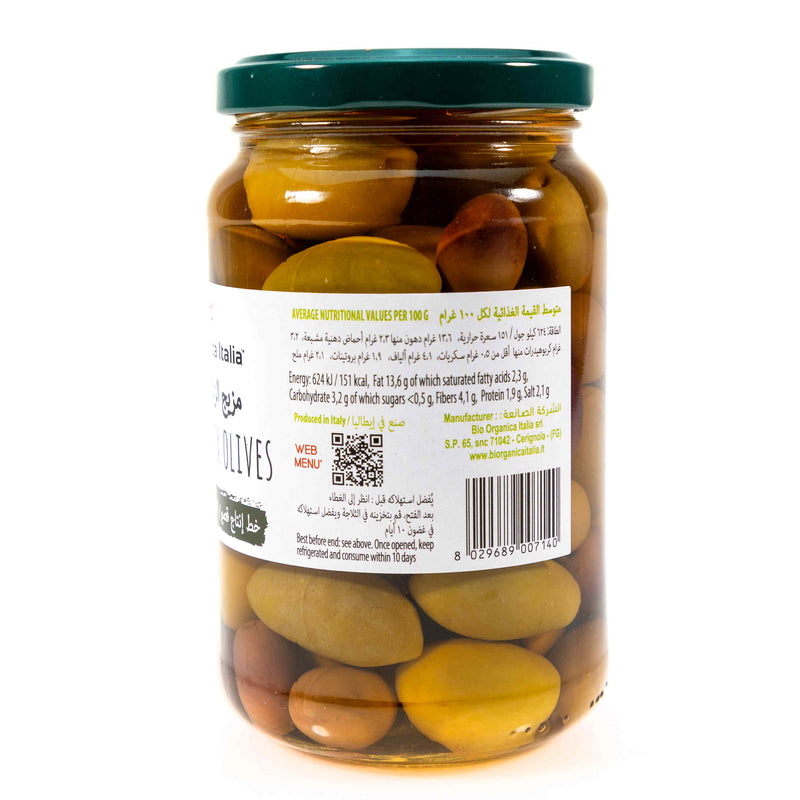 Organic Mix Olives In water and Oil