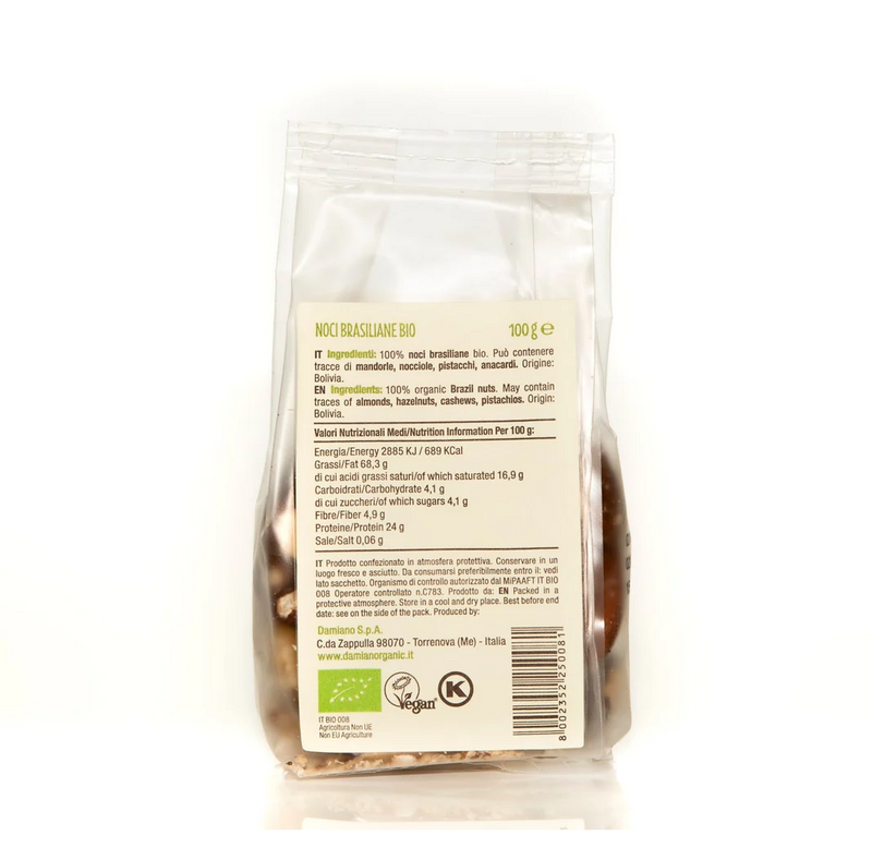 Organic Brazil Nuts 100g