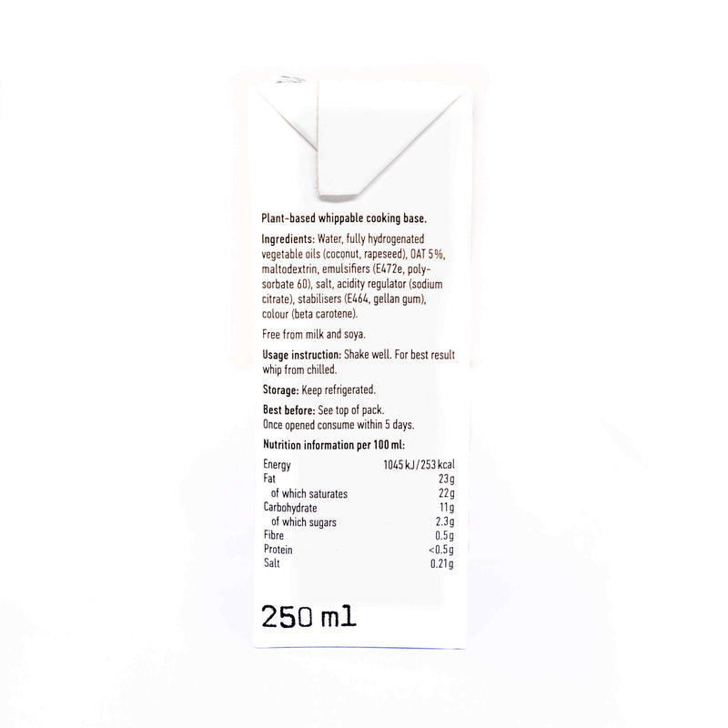 whippable creamy oat