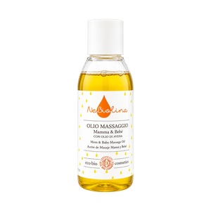 Organic Mom & Baby Massage Oil 100ml front view