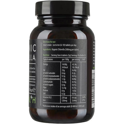 Organic Chlorella 200 Tablets