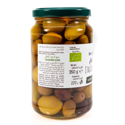 Organic Mix Olives In water and Oil