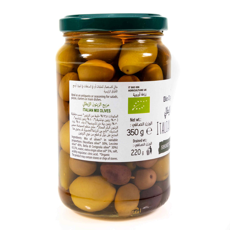 Organic Mix Olives In water and Oil