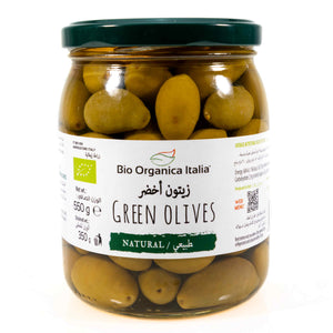 Organic Green Olives In brine