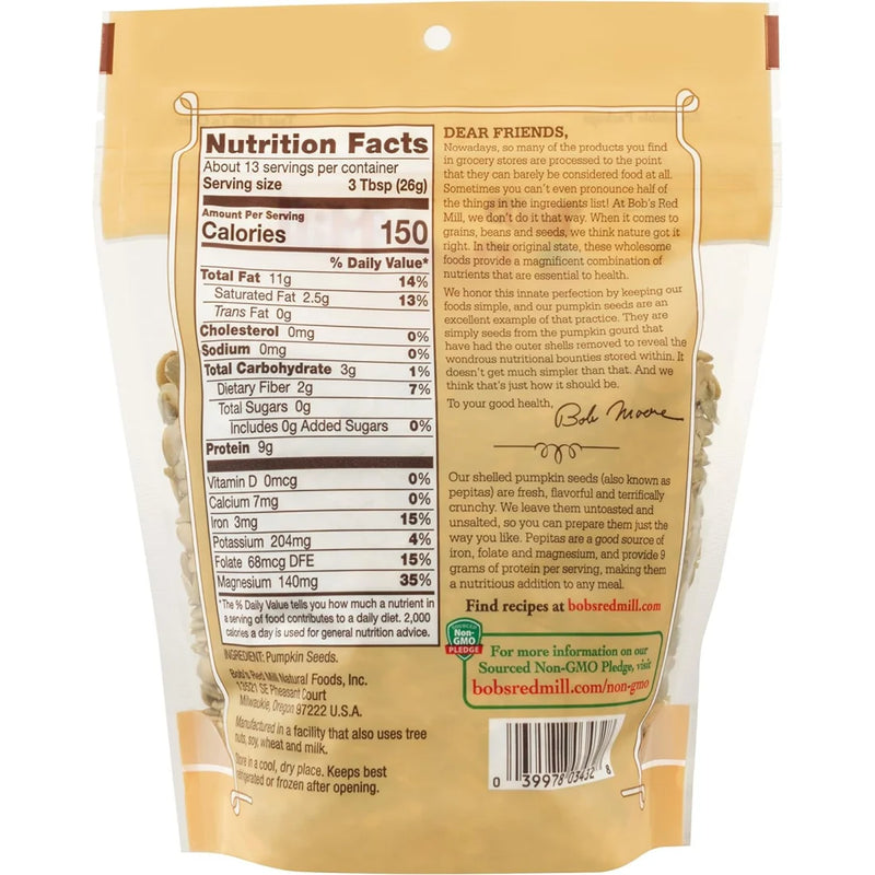 Organic Pumpkin Seeds 12 OZ