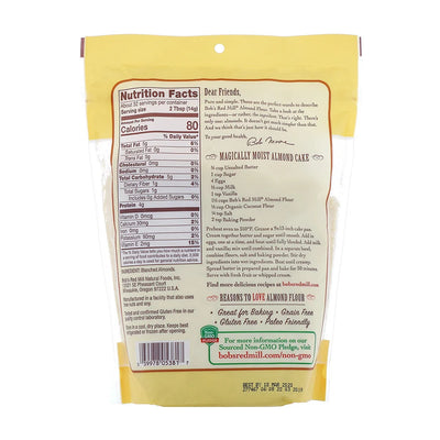 Organic Super Fine Almond Flour Blanched, 453g