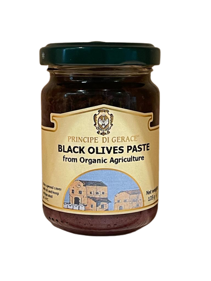 Organic Black Olives Paste 135gm (Glass Jar)