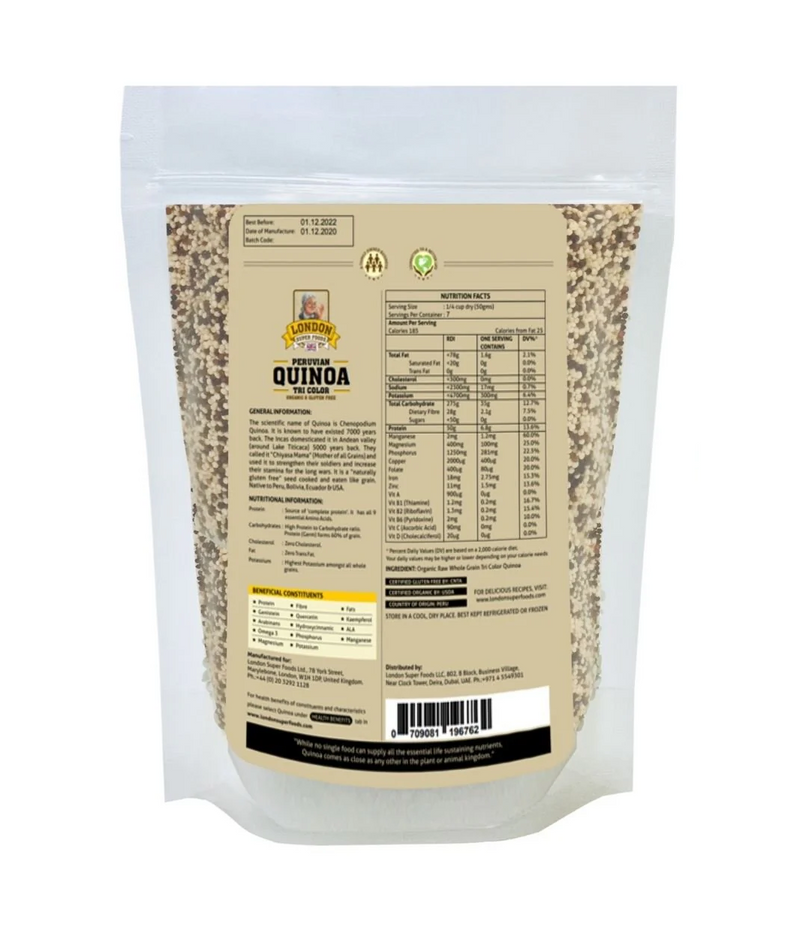 Peruvian Organic Quinoa Tricolor 350G