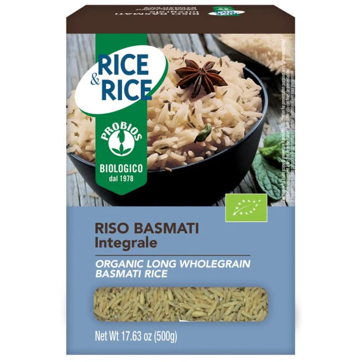 Organic Whole Grain Basmati Rice 500g