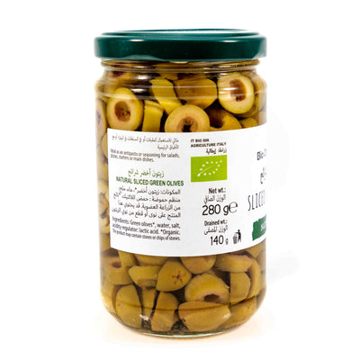 Organic sliced Olives In Brine