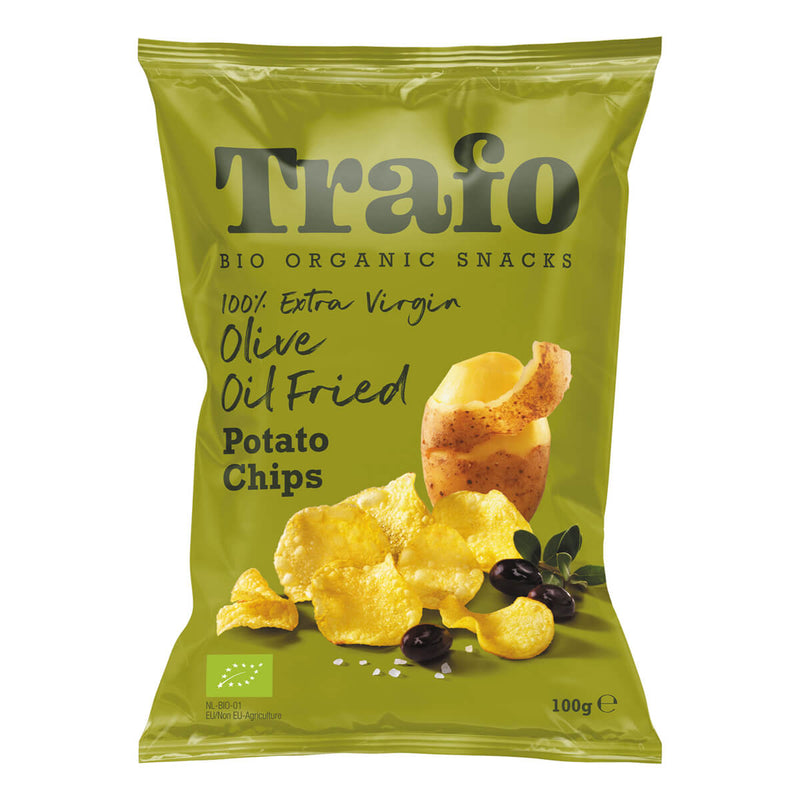 Organic Crisps fried in Extra Virgin Olive Oil 100g