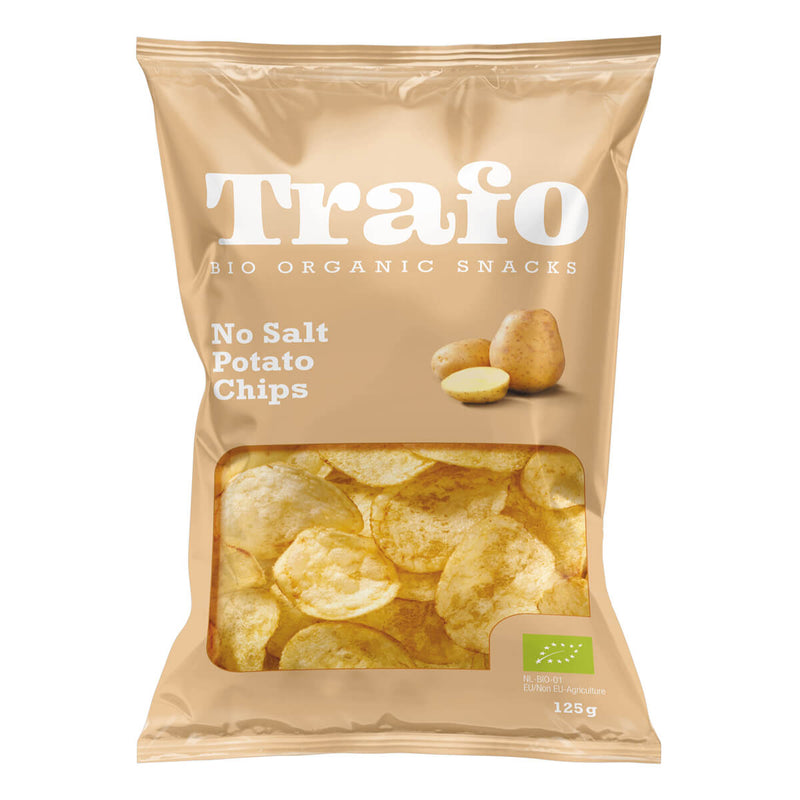 Organic No Salt Potato Chips 125g