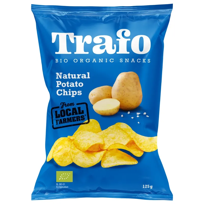 Organic Salted Natural Potato Chips 125g