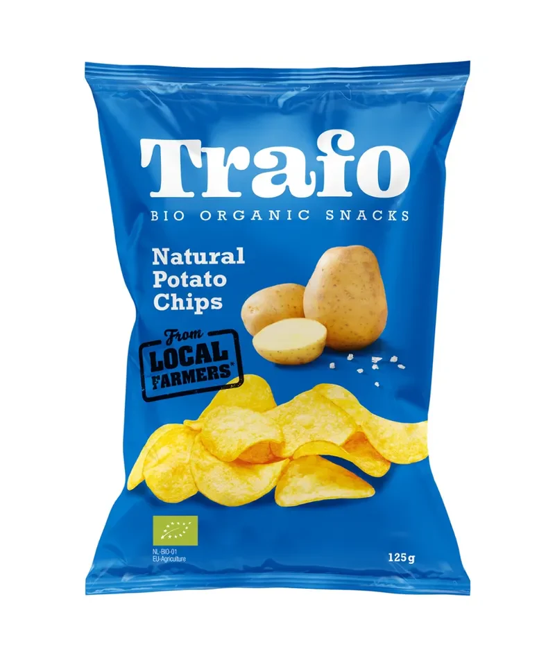 Organic Salted Natural Potato Chips 125g