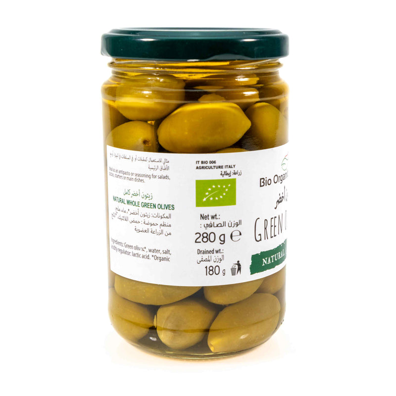Organic Green Olives