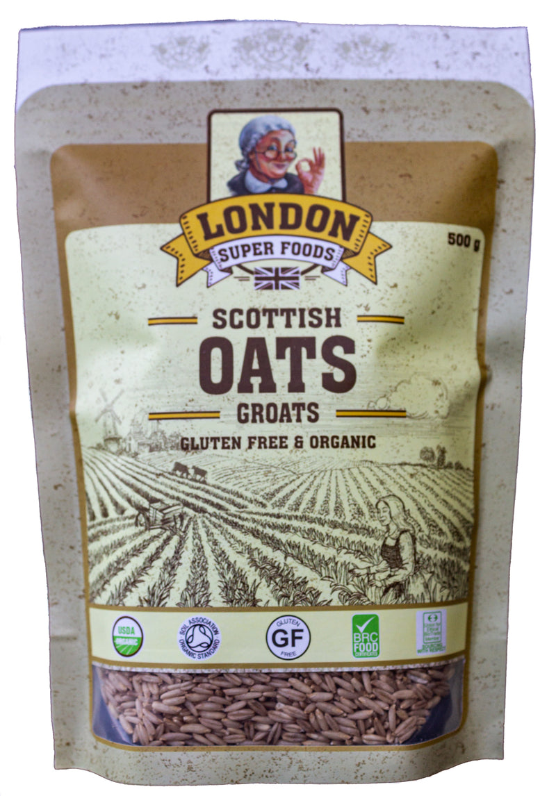 Organic Scottish Oats Groats - Gluten Free 500g