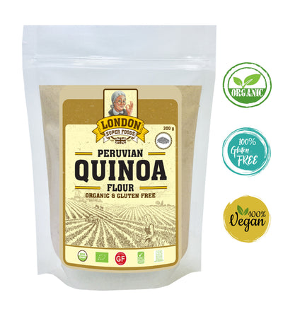 Peruvian Organic Quinoa Flour 300G - London Super Foods -