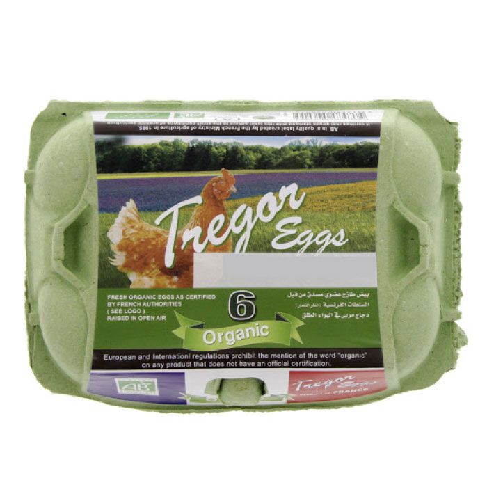 Tregor organic Eggs 6&