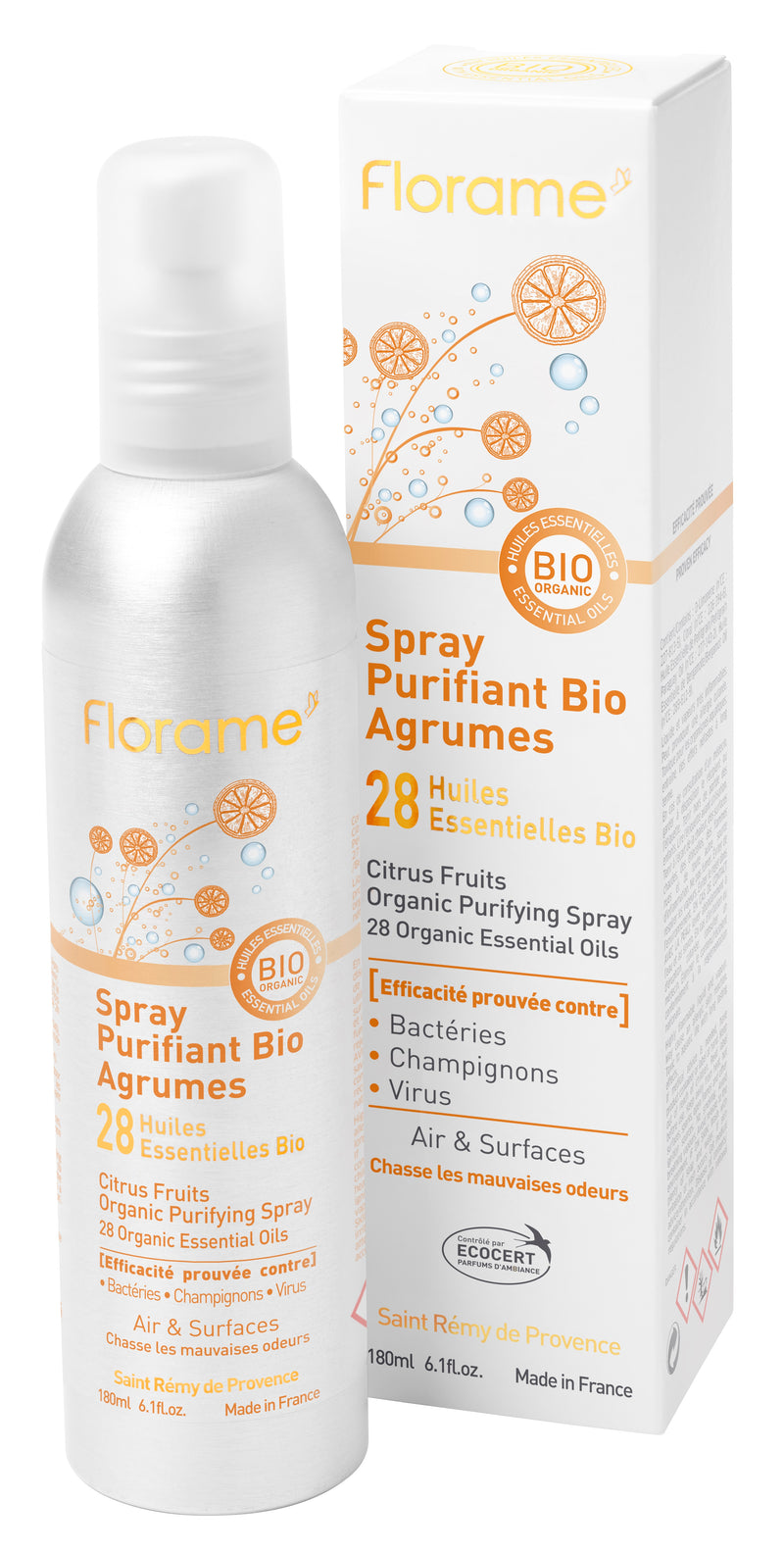 Florame Citrus Fruits Purifying Spray 180Ml
