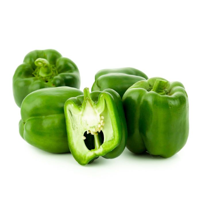 Organic Green Capsicum