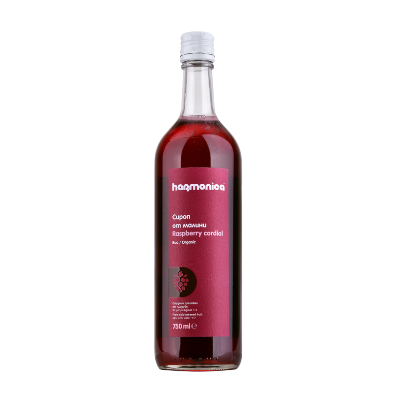 Orgainc Raspberry Cordial 750Ml