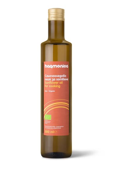 Organic Sunflower Oil for Cooking Vegan 500ml