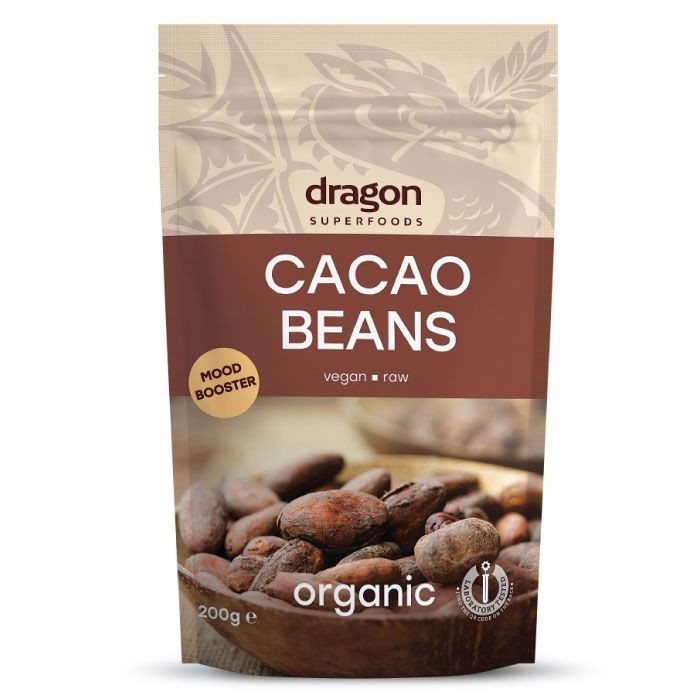 Organic Cacao Beans Criollo Raw 200g
