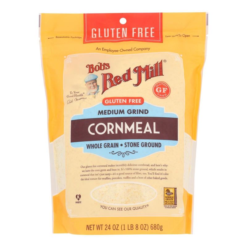 Organic Cornmeal Medium 24 Oz