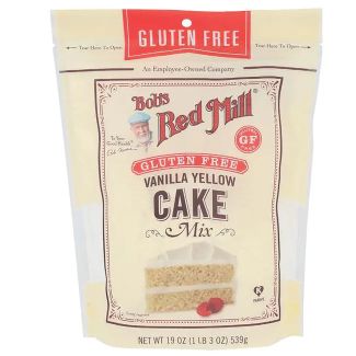 Organic Vanilla Yellow Cake Mix Gluten Free 19 Oz