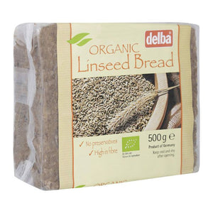 DELBA ORG. LINSEED BREAD 500G