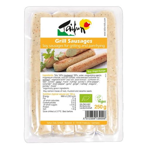 Organic Grill Sausages 250g