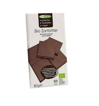 Organic Dark Chocolate 80g - Frusano -