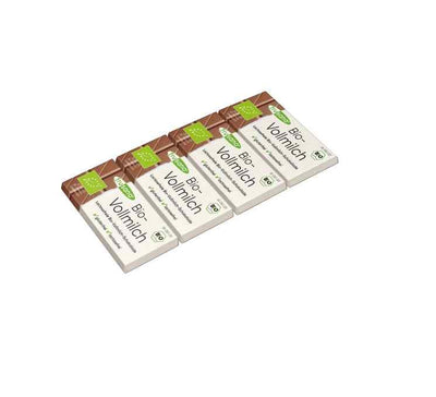 Organic Mini Milk Chocolate Bars 50g - Frusano -