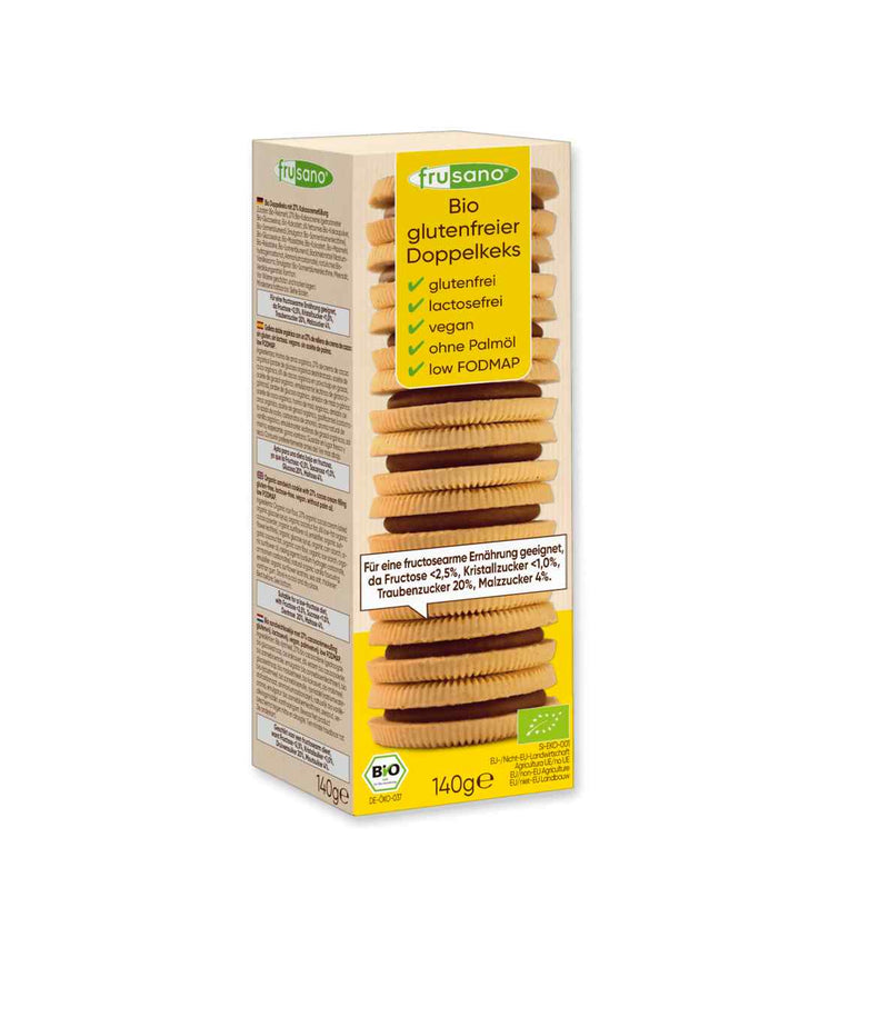 Organic Blonde Chocolate Sandwich Biscuit 140g