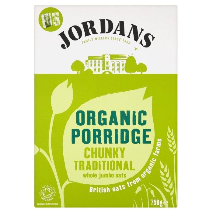 Organic Porridge Chunky Traditional Whole Jumbo Oats 750g