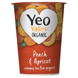 Organic Peach & Apricot Yogurt 450g