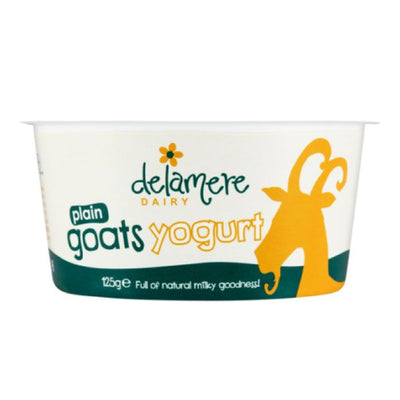 Organic Plain goats Yogurt 125G - Delamere Dairy -