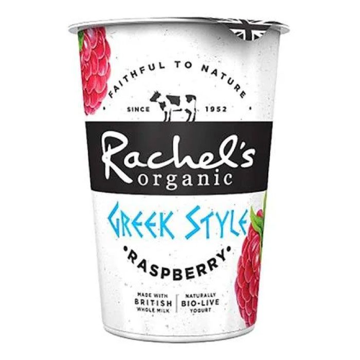Organic Greek Style Yogurt With Raspberry 450G