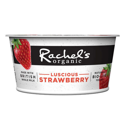 Organic Luscious Sberry Yogurt 150G - Rachel'S -